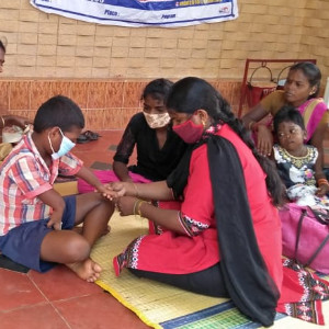 Providing free vaccinations