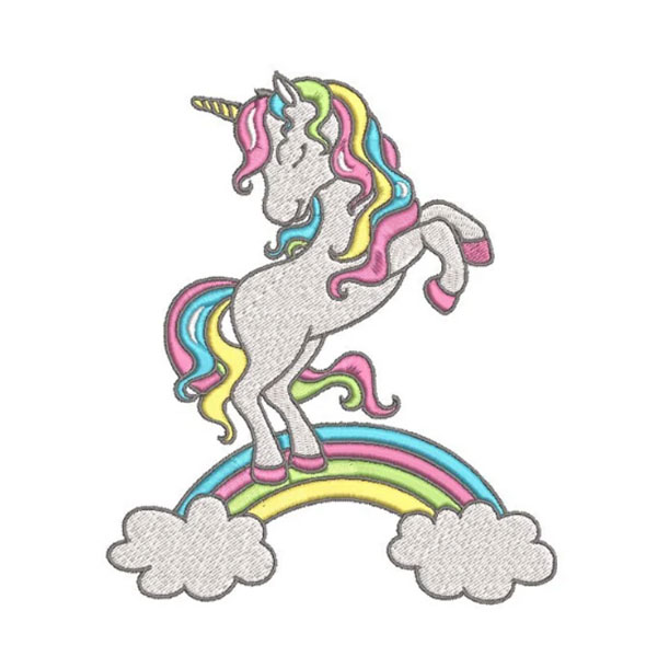 UNICORN, Embroidery Design with instant download online, face Embroidery Design. 4 sizes.