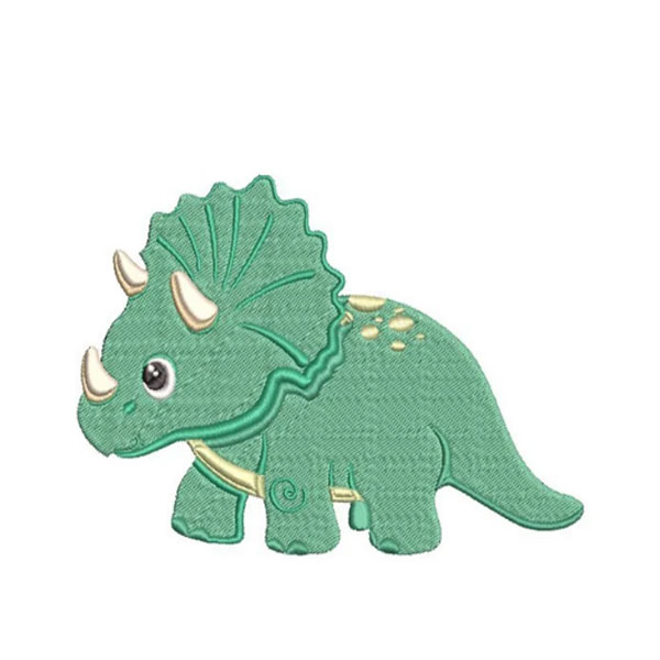 DINOSAUR, Embroidery Design with instant download online, DINOSAUR Embroidery Design, 4 sizes.
